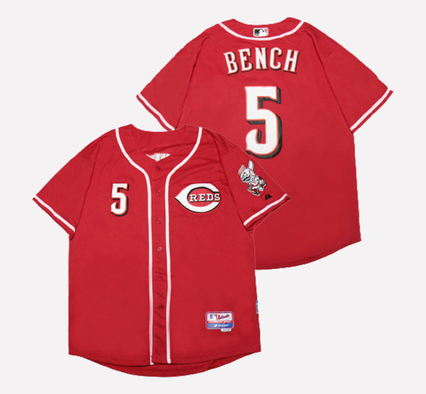 Cincinnati Reds #5 johnny bench Cool Base Men's Stitched Jersey