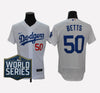 Los Angeles Dodgers #50 Mookie Betts FlexBase Men's Stitched Jersey