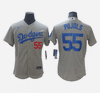 Los Angeles Dodgers #55 Pujols FlexBase Men's Stitched Jersey