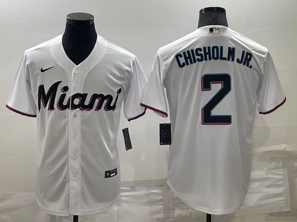 Men's Jazz Chisholm Jr Miami Marlins Player Jersey