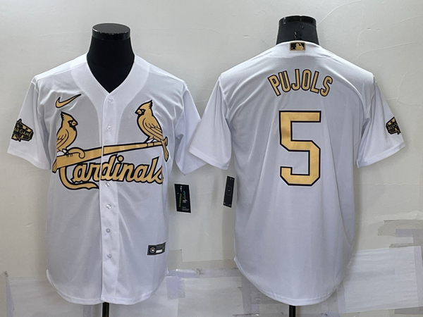 Men's Albert Pujols St. Louis Cardinals White 2022 All-Star Game Jersey