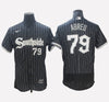 Chicago White Sox #79 Jose Abreu Black FlexBase Men's Stitched Jersey