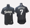 Chicago White Sox #7 Tim Anderson Black FlexBase Men's Stitched Jersey