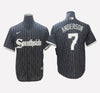 Chicago White Sox #7 Tim Anderson Black Cool Base Men's Stitched Jersey