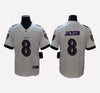 Baltimore Ravens #8 Lamar Jackson Men's Stitched Jersey