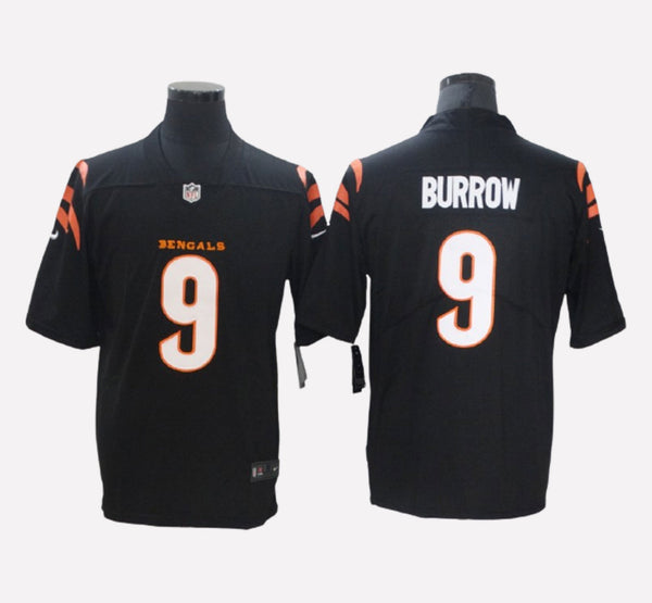 Cincinnati Bengals #9 Joe Burrow Men's Stitched Jersey