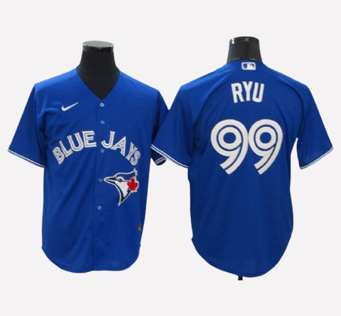 Toronto Blue Jays #99 Hyun-jin Ryu Men's Stitched Jersey