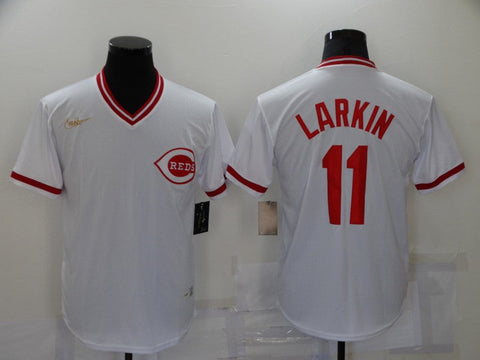 Men's Barry Larkin Cincinnati Reds Player Jersey