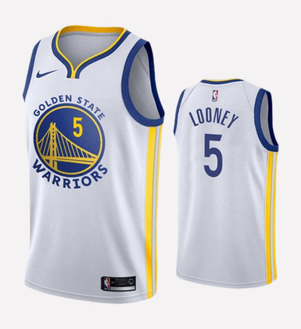 Men's Golden State Warriors#5 Kevon Looney stitched jersey