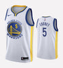 Men's Golden State Warriors#5 Kevon Looney stitched jersey