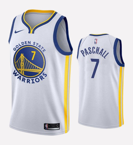 Men's Golden State Warriors #7 Eric Paschall stitched jersey