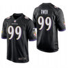 Men's Baltimore Ravens Jayson Oweh Black Limited Jersey