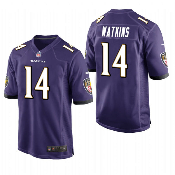 Men's Baltimore Ravens Kyle Hamilton Purple Limited Jersey