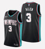 Men's Memphis Grizzlies#3 Allen stitched jersey