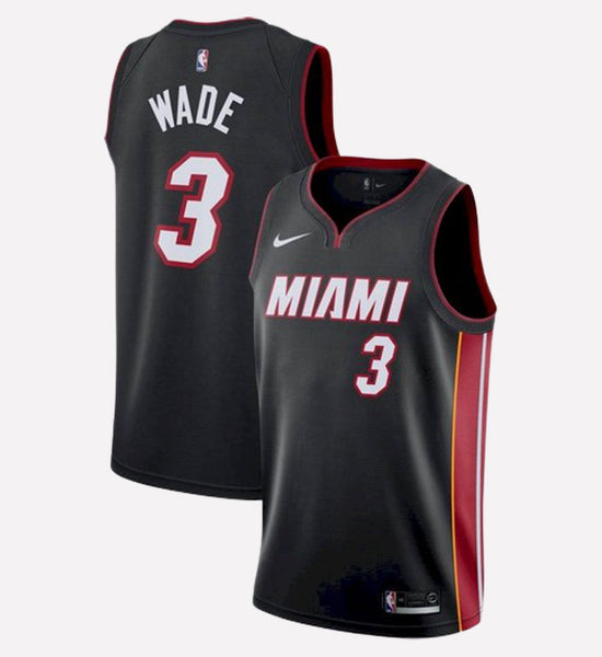 Men's Miami Heat#3 Dwyane Wade stitched jersey