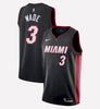 Men's Miami Heat#3 Dwyane Wade stitched jersey