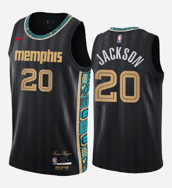 Men's Memphis Grizzlies #20 Jackson stitched jersey