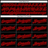 Custom Black Red Authentic Baseball Jersey