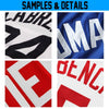 Custom Black Red Pinstripe Red-White Authentic Baseball Jersey