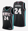 Men's Memphis Grizzlies #24 Dillon Brooks stitched jersey