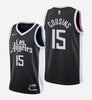Men's Los Angeles Clippers  #15 DeMarcus Cousins stitched jersey
