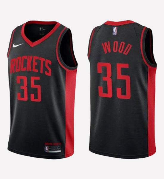 Men's Houston rockets #35 christian wood stitched jersey