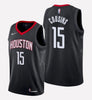 Men's Houston Rockets #15 Cousins stitched jersey