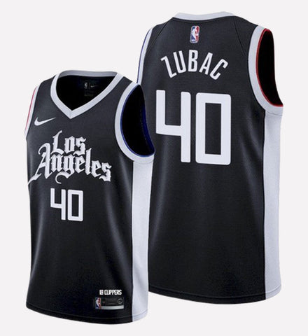 Men's Los Angeles Clippers #40 Ivica Zubac stitched jersey