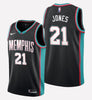 Men's Memphis Grizzlies #21 Tyus Jones stitched jersey