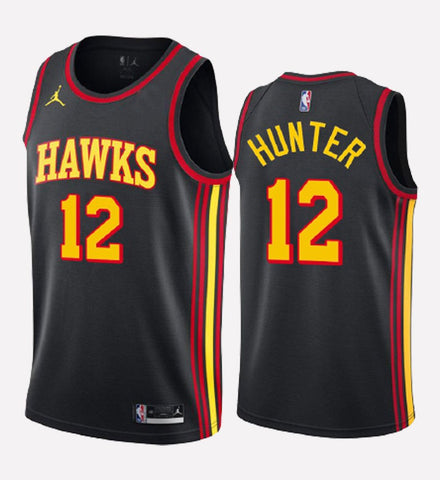 Men's Atlanta Hawks #12 De'Andre Hunter  stitched jersey