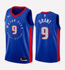 Men's Detroit Pistons#9 Jerami Grant stitched jersey