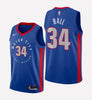 Men's Detroit Pistons #34 LiAngelo Ball stitched jersey