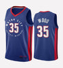 Men's Detroit Pistons #35 Christian Wood stitched jersey