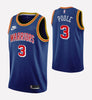 Men's Golden State Warriors#3 Jordan Poole stitched jersey