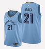 Men's Memphis Grizzlies #21 Tyus Jones stitched jersey