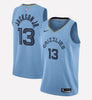 Men's Memphis Grizzlies #13 Jackson Jr stitched jersey