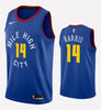 Men's Denver Nuggets #14 Gary Harris stitched jersey