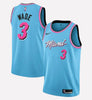 Men's Miami Heat#3 Dwyane Wade stitched jersey