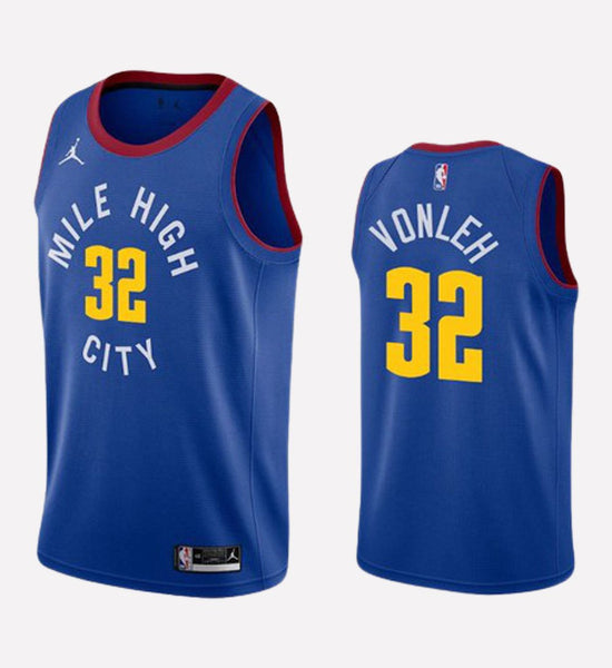 Men's Denver Nuggets #32 Noah Vonleh stitched jersey