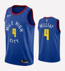 Men's Denver Nuggets #4 Paul Millsap stitched jersey