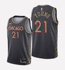 men's Chicago Bulls #21 Thaddeus Young stitched jersey
