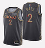 men's Chicago Bulls #2 Lonzo Ball stitched jersey