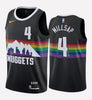 Men's Denver Nuggets #4 Paul Millsap stitched jersey