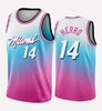 Men's Miami Heat #14 Tyler Herro stitched jersey