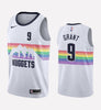 Men's Denver Nuggets #9 Jerami Grant stitched jersey