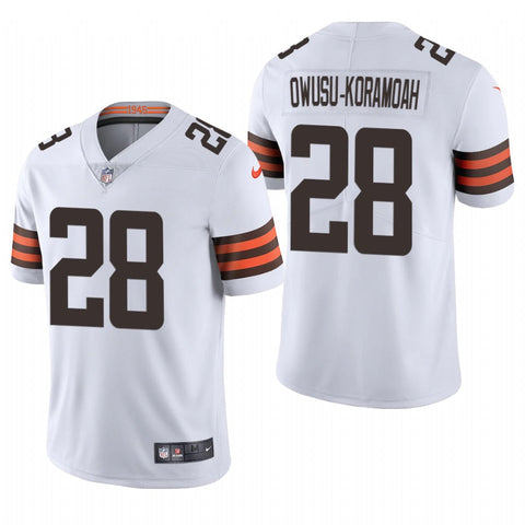 Men's Cleveland Browns Jeremiah Owusu-Koramoah White Limited Jersey