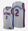 Men's Detroit Pistons #2 Cade Cunningham stitched jersey