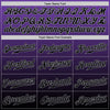 Custom Purple Black-Gray Authentic Fade Fashion Baseball Jersey