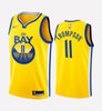 Men's Golden State Warriors 11 Klay Thompson stitched jersey