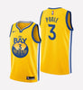 Men's Golden State Warriors#3 Jordan Poole stitched jersey